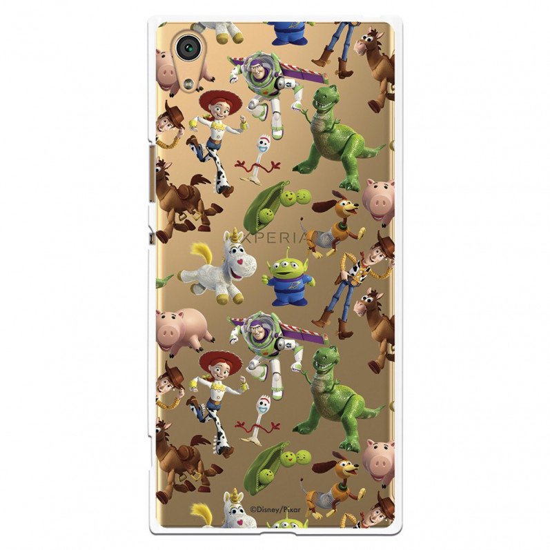 Offizielle Disney Toy Story Silhouettes transparente Hülle – Toy Story für Sony Xperia XA1 Ultra