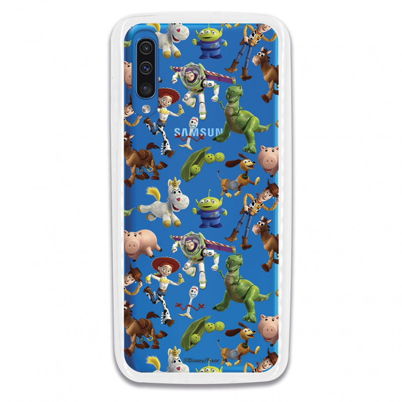 Offizielle Disney Toy Story Silhouettes Transparente Hülle – Toy Story für Samsung Galaxy A70