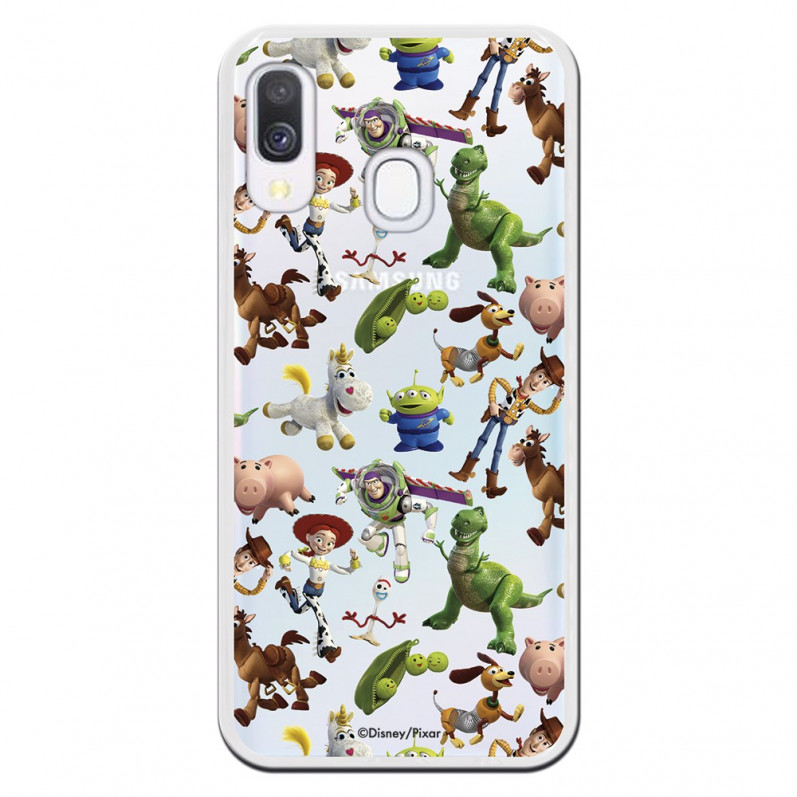 Offizielle Disney Toy Story Silhouettes Transparente Hülle – Toy Story für Samsung Galaxy A40