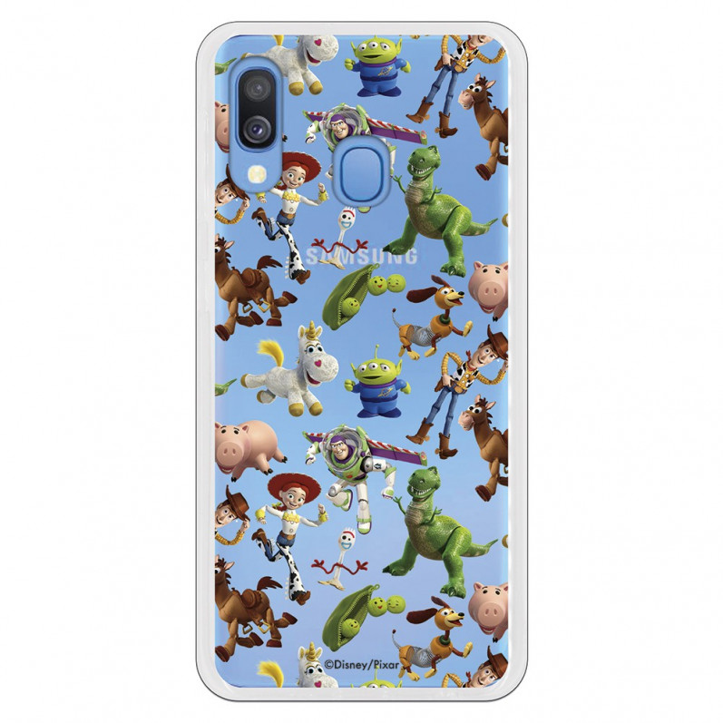 Offizielle Disney Toy Story Silhouettes Transparente Hülle – Toy Story für Samsung Galaxy A20e