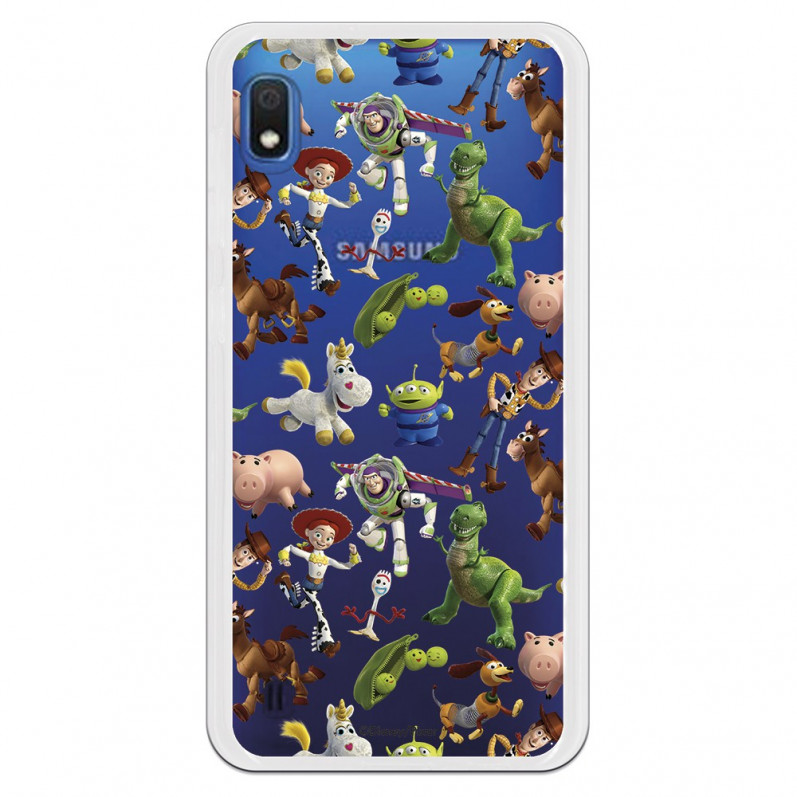 Offizielle Disney Toy Story Silhouettes Transparente Hülle – Toy Story für Samsung Galaxy A10