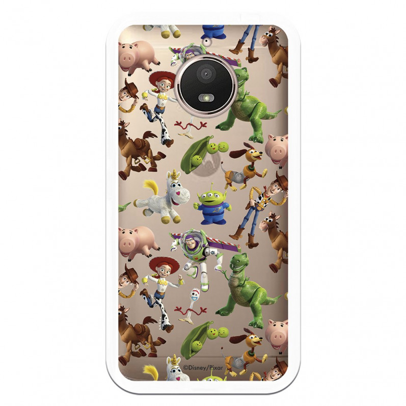 Offizielle Disney Toy Story Silhouettes transparente Hülle – Toy Story für Motorola Moto E4 Plus