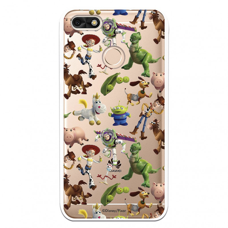 Offizielle Disney Toy Story Silhouettes Transparente Hülle – Toy Story für Huawei Y6 Pro 2017