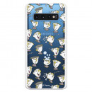 Carcasa Oficial Disney Chip Potts Siluetas Transparente para Samsung Galaxy S10- La Casa de las Carcasas