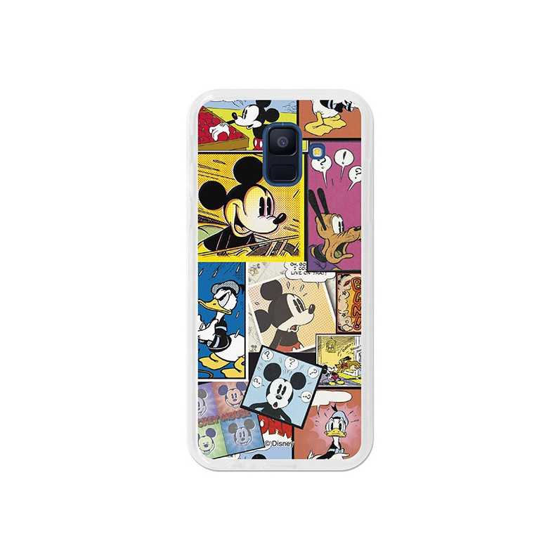 Offizielle Disney Mickey Comics Samsung Galaxy A6 2018 Hülle