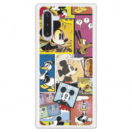 Funda para Samsung Galaxy Note 10 Oficial de Disney Mickey Comic - Clásicos Disney