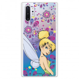 Funda para Samsung Galaxy Note 10 Plus Oficial de Disney Campanilla Flores - Peter Pan