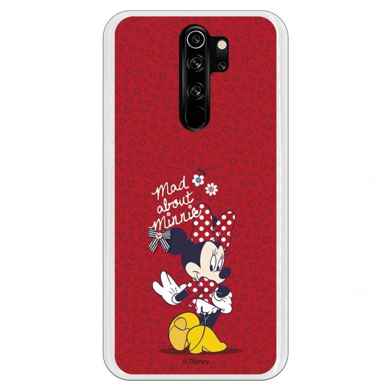 Funda para Xiaomi Redmi Note 8 Pro Oficial de Disney Minnie Mad About - Clásicos Disney