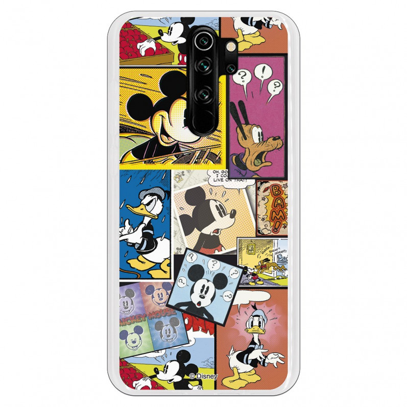 Funda para Xiaomi Redmi Note 8 Pro Oficial de Disney Mickey Comic - Clásicos Disney