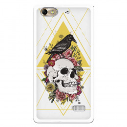 Carcasa Calavera Cuervo para Huawei Honor 4C- La Casa de las Carcasas