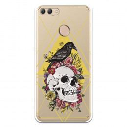 Carcasa Calavera Cuervo para Huawei Y9 2018- La Casa de las Carcasas