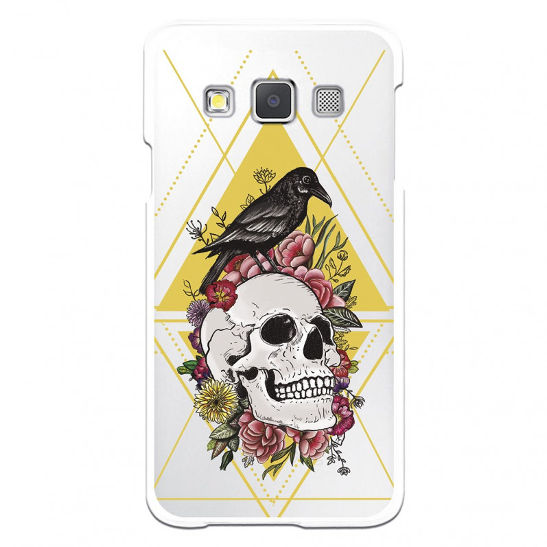 Carcasa Calavera Cuervo para Samsung Galaxy A3- La Casa de las Carcasas