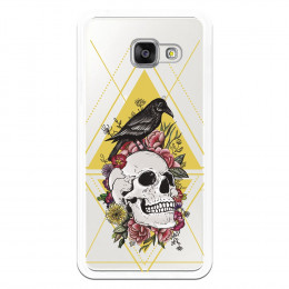 Carcasa Calavera Cuervo para Samsung Galaxy A3 2016- La Casa de las Carcasas