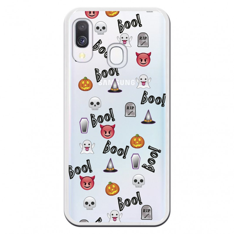 Carcasa Halloween Icons para Samsung Galaxy A40- La Casa de las Carcasas