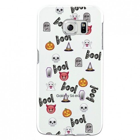 Carcasa Halloween Icons para Samsung Galaxy S6 Edge- La Casa de las Carcasas