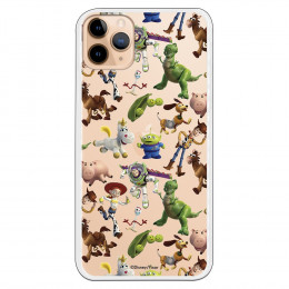 Funda para iPhone 11 Pro Max Oficial de Disney Muñecos Toy Story Siluetas - Toy Story