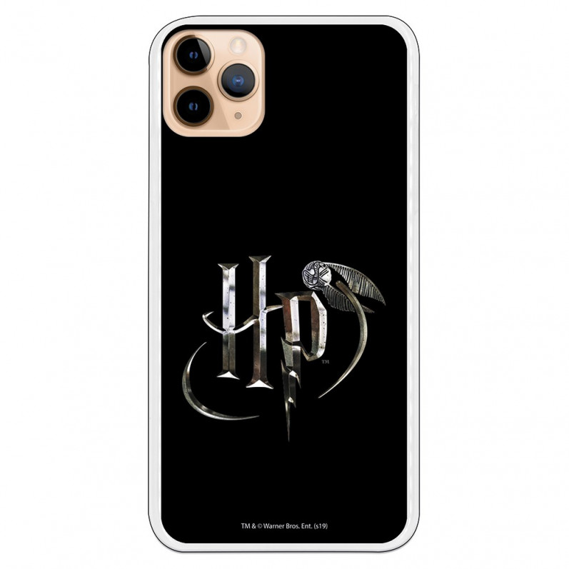 Funda para iPhone 11 Pro Max Oficial de Harry Potter HP Iniciales - Harry Potter