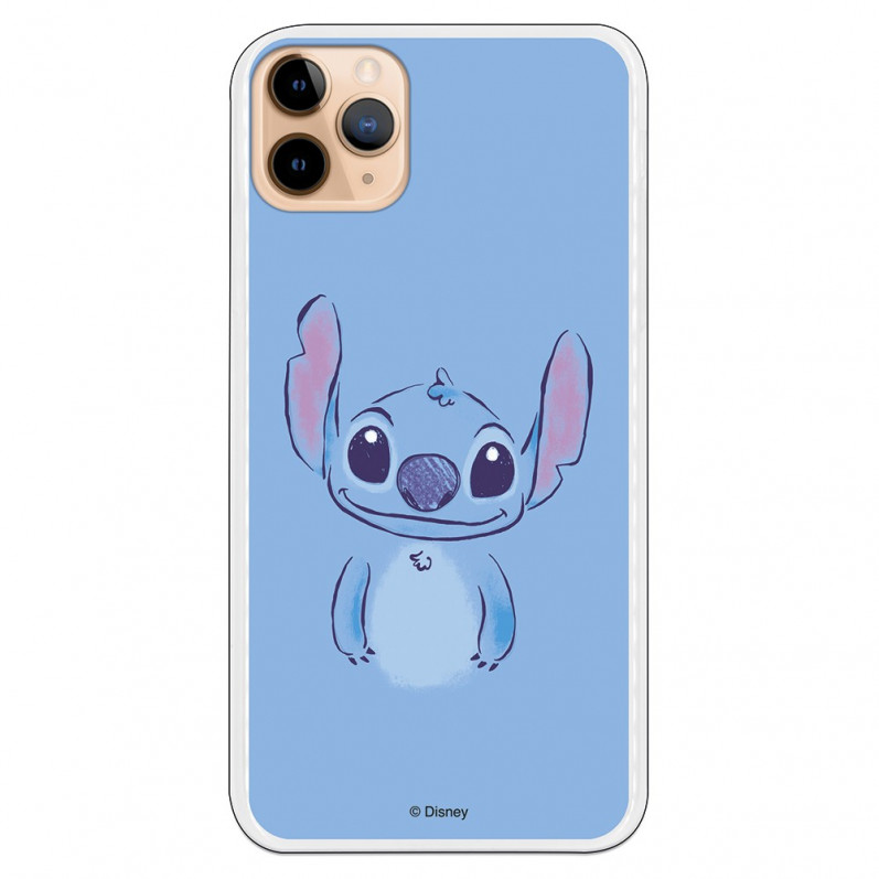 Funda para iPhone 11 Pro Max Oficial de Disney Stitch Azul - Lilo & Stitch
