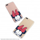 Carcasa para iPhone 8 Oficial de Disney Minnie Cara - Clásicos Disney