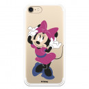 Funda para iPhone 8 Oficial de Disney Minnie Rosa - Clásicos Disney