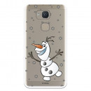 Funda para Bq Aquaris V Oficial de Disney Olaf Transparente - Frozen