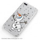 Carcasa para Huawei Honor Play Oficial de Disney Olaf Transparente - Frozen