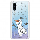 Funda para Huawei P30 Oficial de Disney Olaf Transparente - Frozen