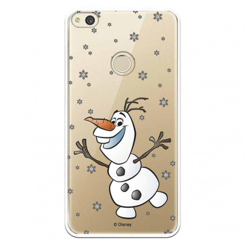 Funda para Huawei P8 Lite 2017 Oficial de Disney Olaf Transparente - Frozen