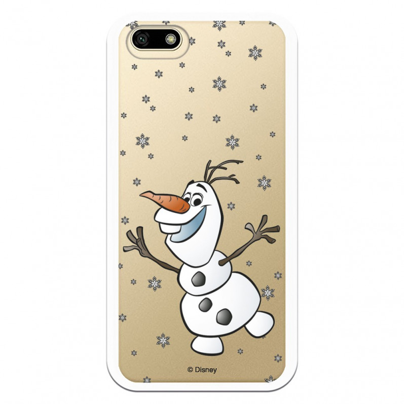 Funda para Huawei Y5 2018 Oficial de Disney Olaf Transparente - Frozen