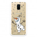 Funda para Samsung Galaxy A6 2018 Oficial de Disney Olaf Transparente - Frozen