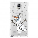 Funda para Samsung Galaxy Note 4 Oficial de Disney Olaf Transparente - Frozen