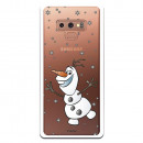 Funda para Samsung Galaxy Note 9 Oficial de Disney Olaf Transparente - Frozen