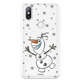 Funda para Xiaomi Mi Mix 2S Oficial de Disney Olaf Transparente - Frozen