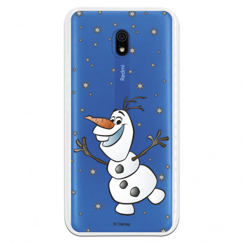 Funda para Xiaomi Redmi 8A Oficial de Disney Olaf Transparente - Frozen