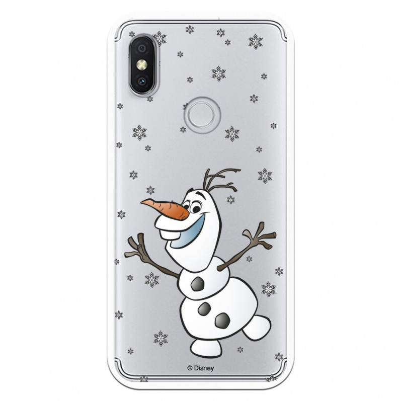 Funda para Xiaomi Redmi S2 Oficial de Disney Olaf Transparente - Frozen