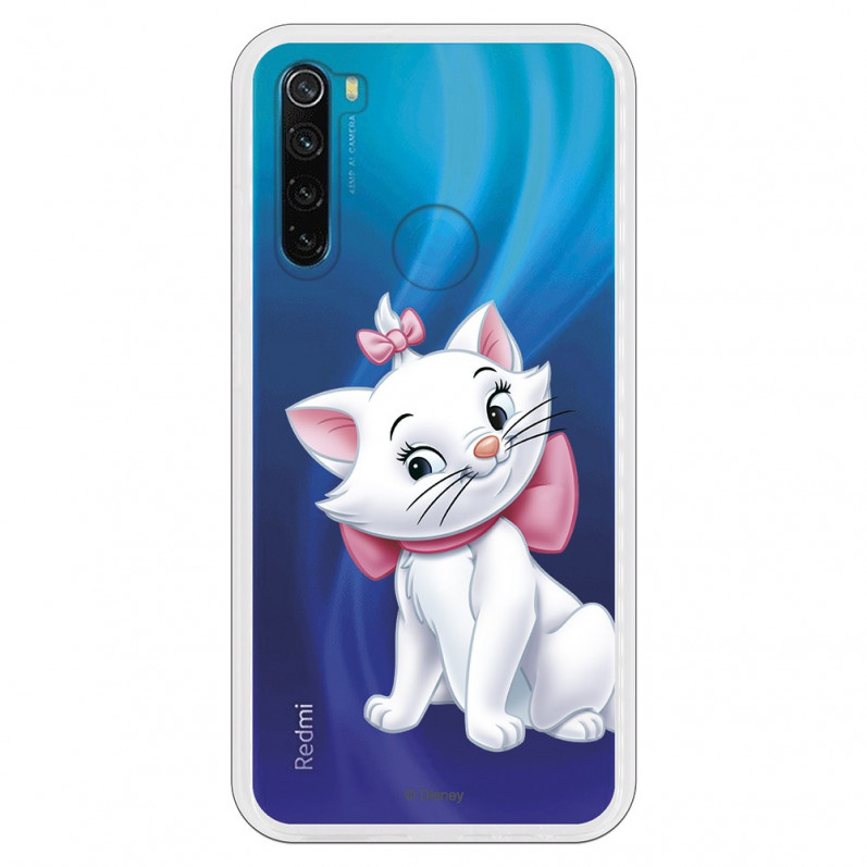 Funda para Xiaomi Redmi Note 8 Oficial de Disney Marie Silueta - Los Aristogatos