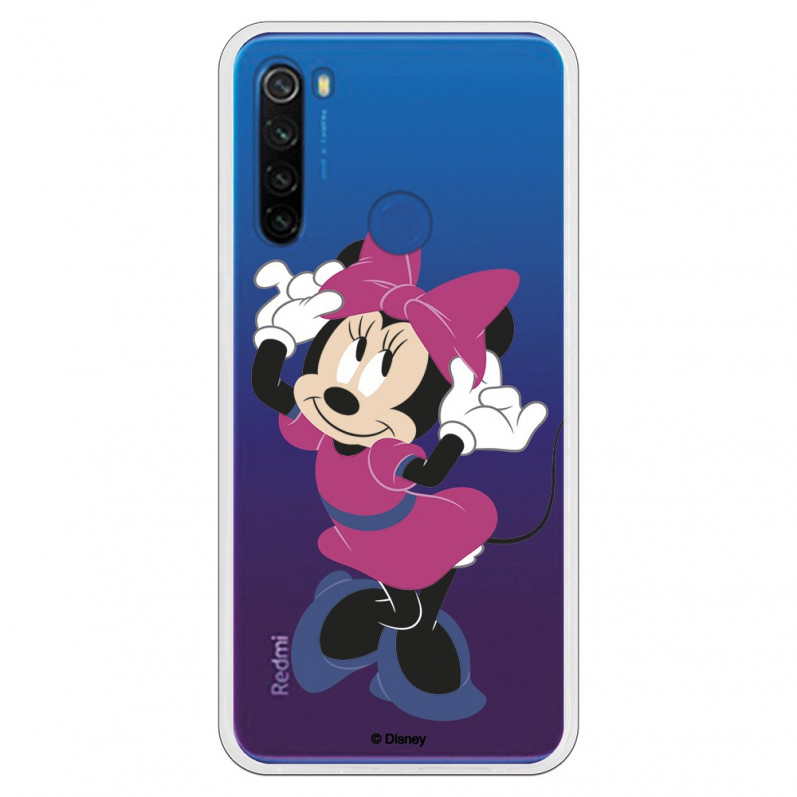 Funda para Xiaomi Redmi Note 8T Oficial de Disney Minnie Rosa - Clásicos Disney