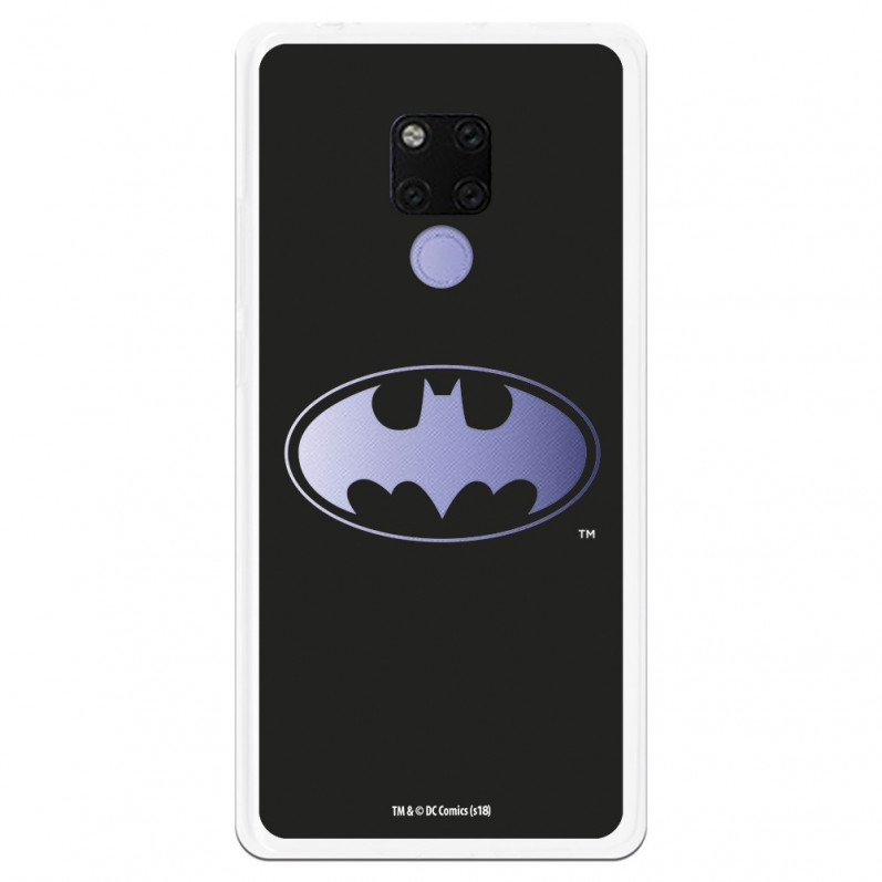 Funda para Huawei Mate 20 X Oficial de DC Comics Batman Logo Transparente - DC Comics