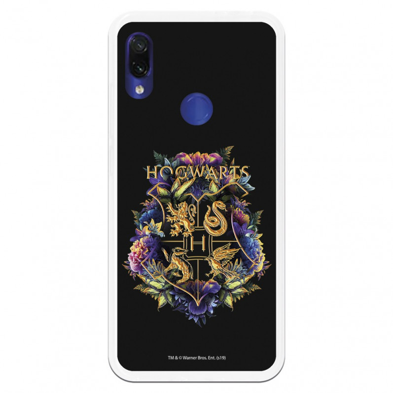 Funda para Xiaomi Redmi Note 7 Oficial de Harry Potter Hogwarts Floral  - Harry Potter