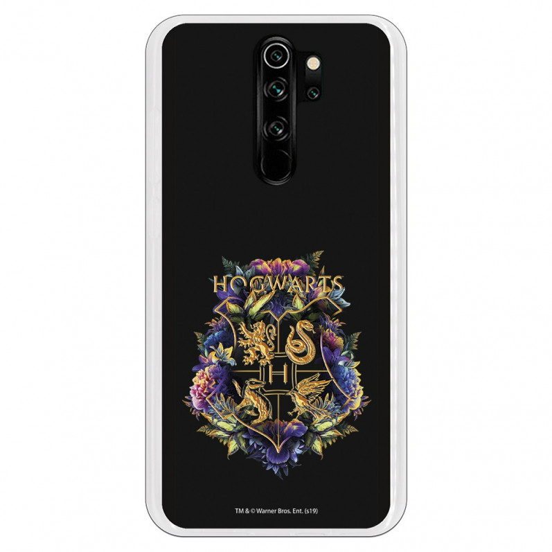 Funda para Xiaomi Redmi Note 8 Pro Oficial de Harry Potter Hogwarts Floral  - Harry Potter
