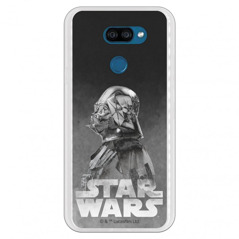 Funda para LG K40S Oficial de Star Wars Darth Vader Fondo negro - Star Wars