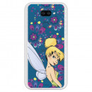 Funda para LG K40S Oficial de Disney Campanilla Flores - Peter Pan