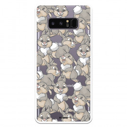 Funda para Samsung Galaxy Note 8 Oficial de Disney Tambor Patrones - Bambi