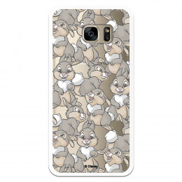 Funda para Samsung Galaxy S7 Edge Oficial de Disney Tambor Patrones - Bambi