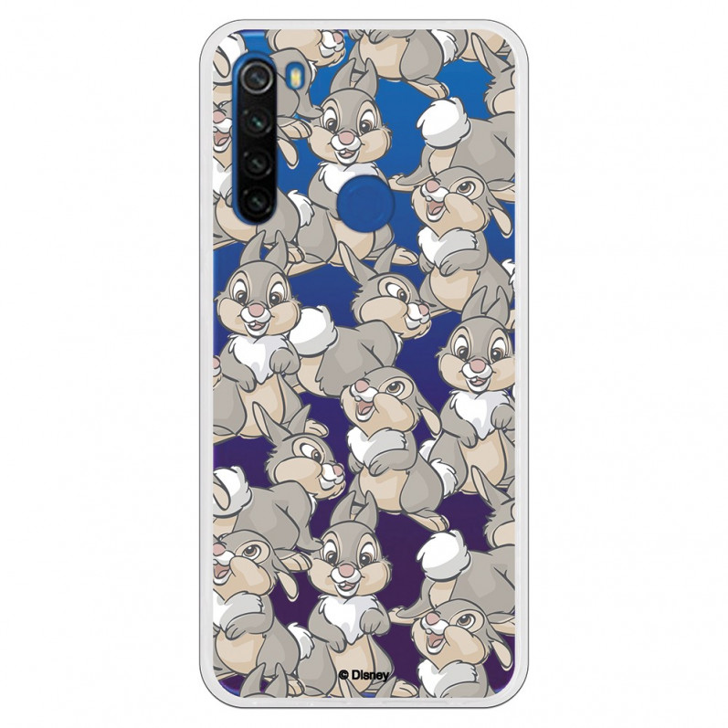 Funda para Xiaomi Redmi Note 8T Oficial de Disney Tambor Patrones - Bambi