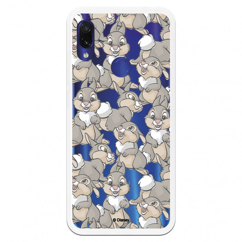 Funda para Xiaomi Redmi Note 7 Pro Oficial de Disney Tambor Patrones - Bambi