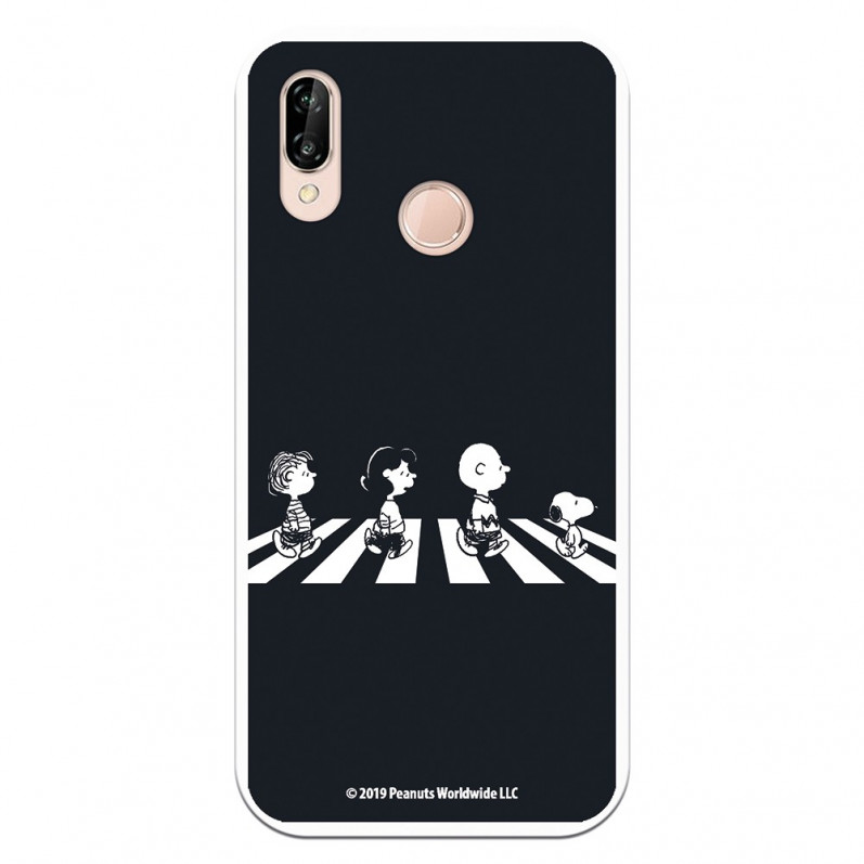 Funda para Huawei P20 Lite Oficial de Peanuts Personajes Beatles - Snoopy