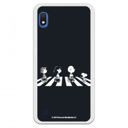 Funda para Samsung Galaxy A10 Oficial de Peanuts Personajes Beatles - Snoopy