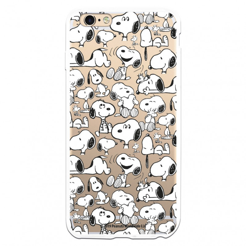 Funda para iPhone 6S Plus Oficial de Peanuts Snoopy siluetas - Snoopy