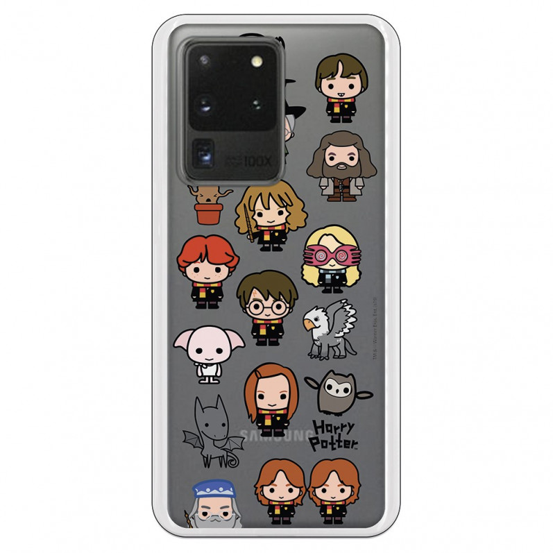 Funda para Samsung Galaxy S20 Ultra Oficial de Harry Potter Personajes Iconos - Harry Potter